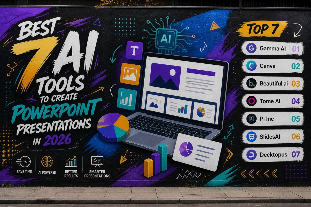AI presentation tools, AI PowerPoint, best AI tools 2026, presentation generator AI, create slides with AI, Gamma AI, Canva AI, Beautiful.ai, Tome AI, Pi Inc, SlidesAI, Decktopus, Google Slides AI, PowerPoint alternatives, AI for business presentations, AI design tools, automatic presentation maker, AI slides generator, presentation software 2026, AI productivity tools